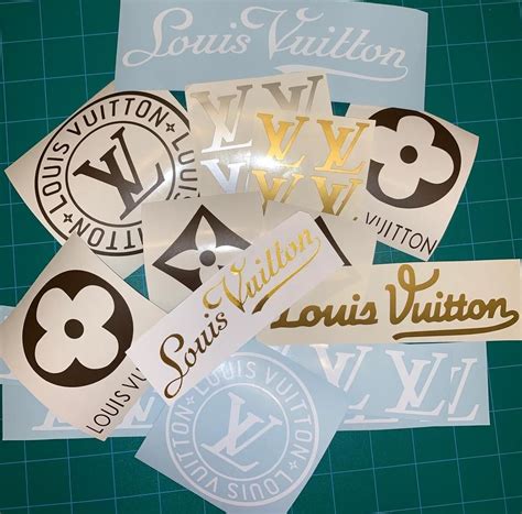 lv stickers for shoes